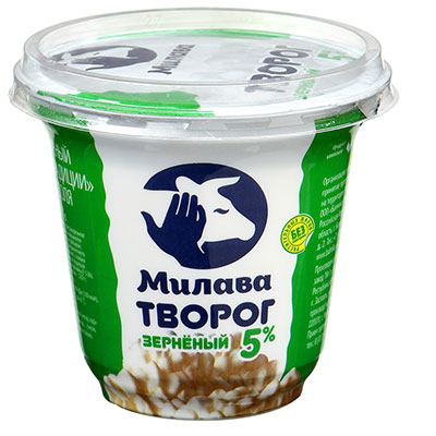 Творог Милава Зерненый 5%