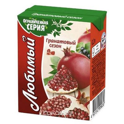 Сок Любимый сад Гранат  (1*27) 0.2л