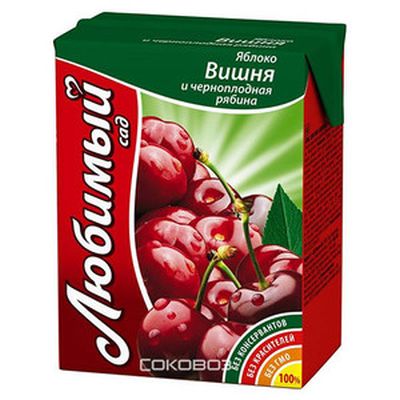 Сок Любимый сад Вишня  (1*27) 0.2л