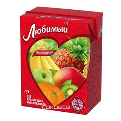 Сок Любимый сад Мультифрукт   (1*27) 0.2л