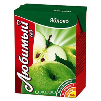 Сок Любимый сад Яблоко  (1*27) 0.2л