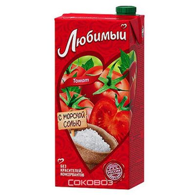 Сок Любимый сад Томат с морс. солю (1*12) 1л