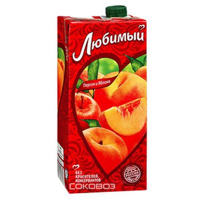 Сок Любимый сад Персик (1*6) 2л