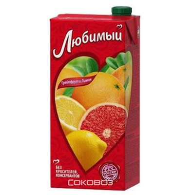 Сок Любимый сад Грейпфрут   (1*6) 2л