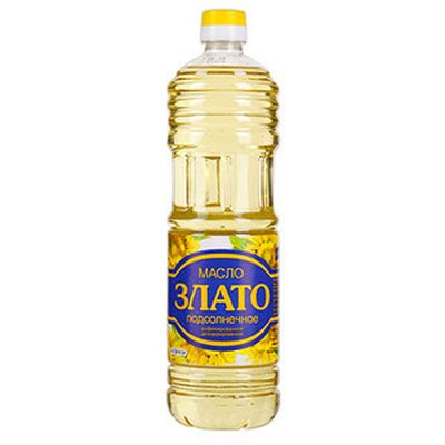 Масло подсол. 1л  Злато  раф. (1*12)