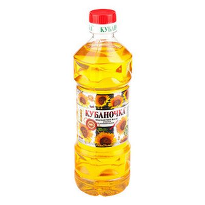 Масло подсол. 0.5л  Кубаночка  раф.  (1*15)